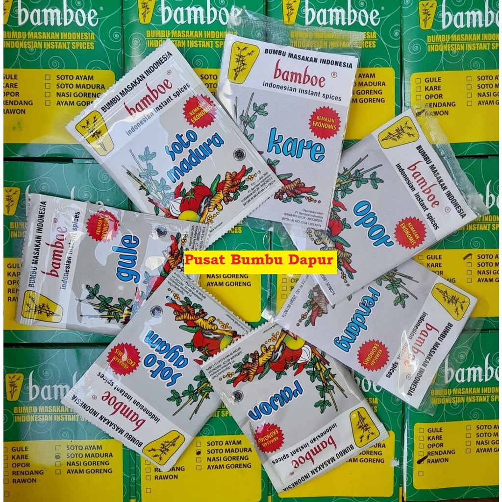 

Bumbu Masak Instan BAMBOE MINI Aneka Varian