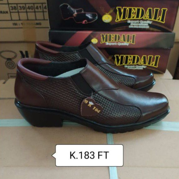 Sepatu kulit  PDH polri TNI security guard PNS sepatu Kerja formal Tampil lebih keren