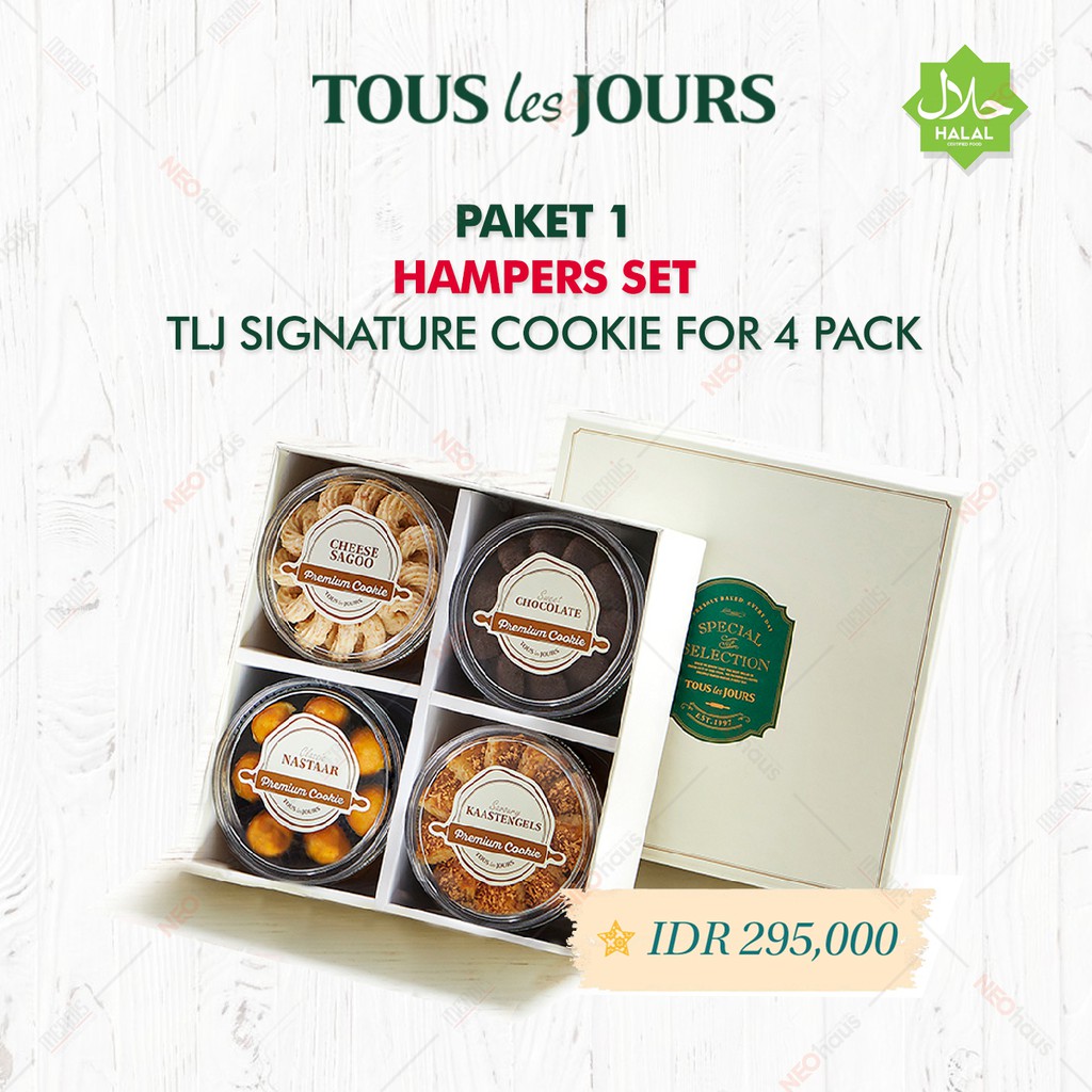 TOUS les JOURS COOKIES PACK / Kue Kering / Hampers Set lebaran