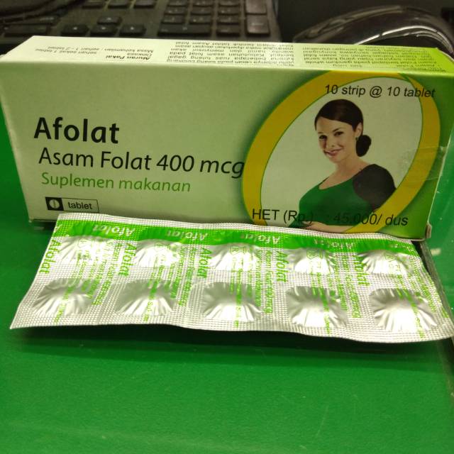 Folavit 400mcg Tab 10s Manfaat Dosis Efek Sampin