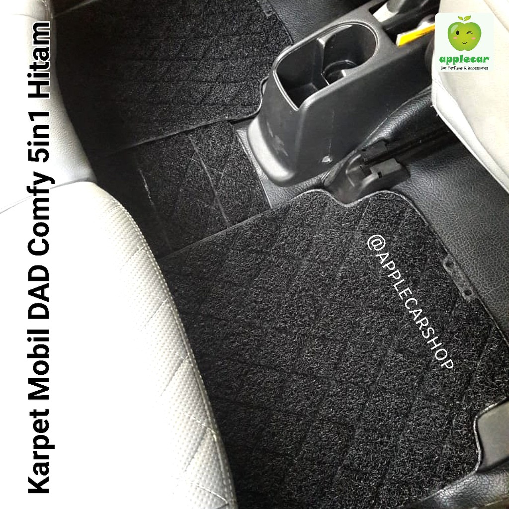 Karpet Comfy Mahkota Hitam 5in1