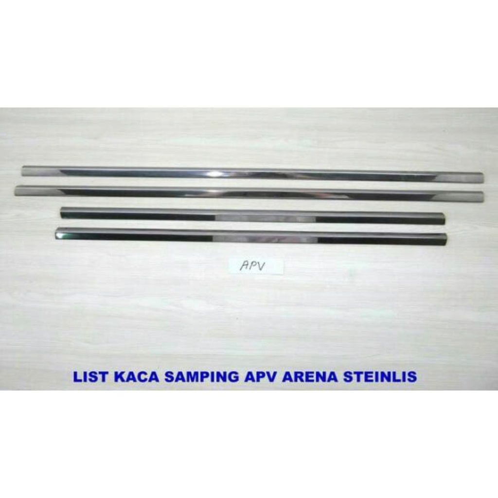 List Kaca Samping APV Arena Stainless