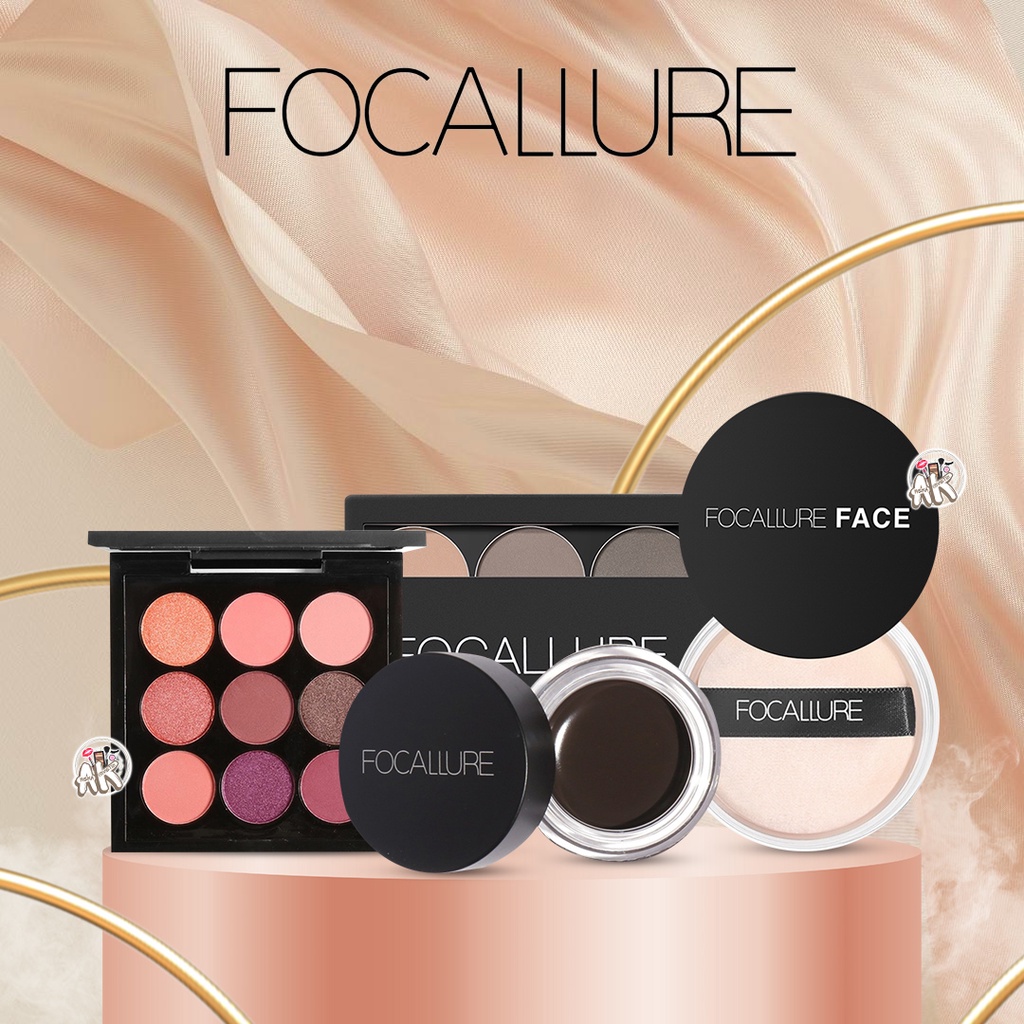 FOCALLURE MAKEUP SERIES ( EYEBROW CREAM / EYEBROW POWDER / EYESHADOW 9 COLORS / LOOSE POWDER )