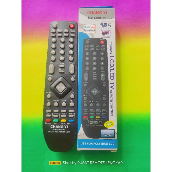 Remote TV LED LCD Polytron multi langsung pakai