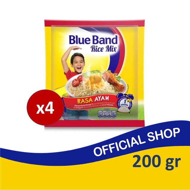 

Blue Band Rice Mix Chicken 200 gr - 4 pcs
