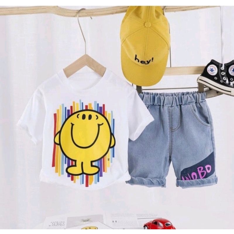 SET BAJU ANAK LAKI LAKI/SET KAOS ANAK LAKI LAKI 1-5 THN