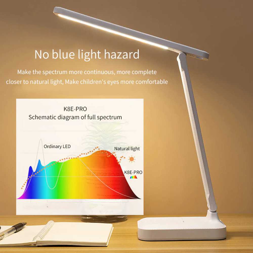 Lampu Meja Belajar Desk Lamp USB 6W TaffLED  - T302