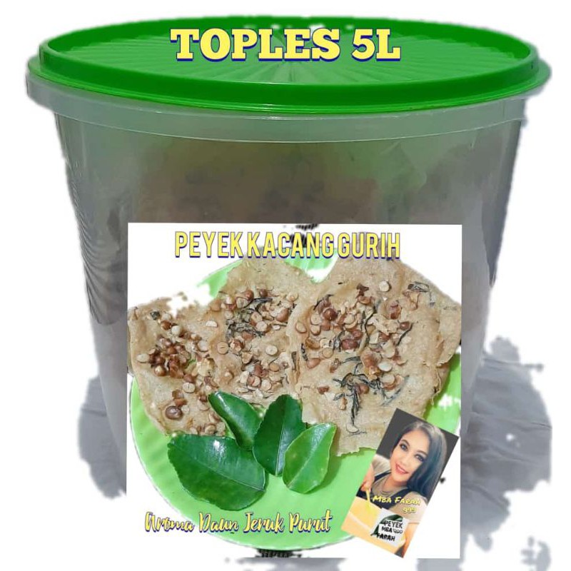 

Peyek Kacang Toples 5L