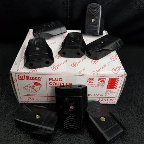 Kontra Steker Merk Broco Warna Hitam - 1 Pack isi 24 pcs