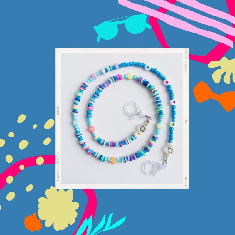 strap masker manik2 pesanan Gami