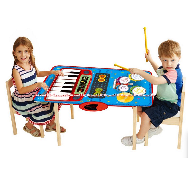 Fun PlayMat Mini 2in1 Music Jam Playmatt Mainan Karpet Piano injak Kaki Musik Play Matt Model Tikar