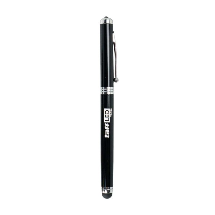 Senter Laser Pointer Pen dan Stylus 4 in 1 - T0054 - Hitam