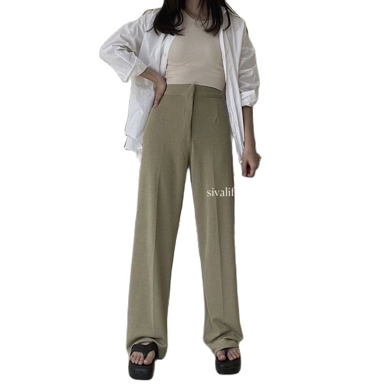 Cozie Pants Highwaist Cullote Pants / Celana Kulot Wanita / Petite Friendly