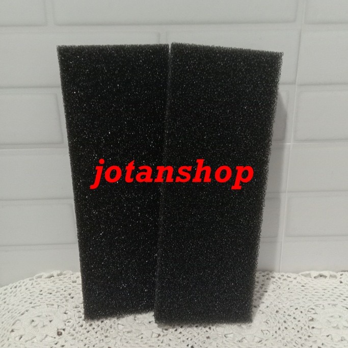 BIOFOAM HITAM kapas busa bio foam 2 lapis media filter aquarium aquascape 29x11