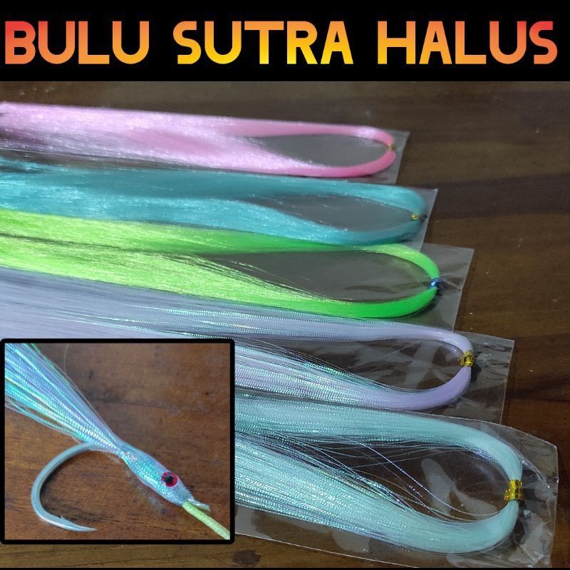 Bulu Sutra Halus Assist Hook Sutera