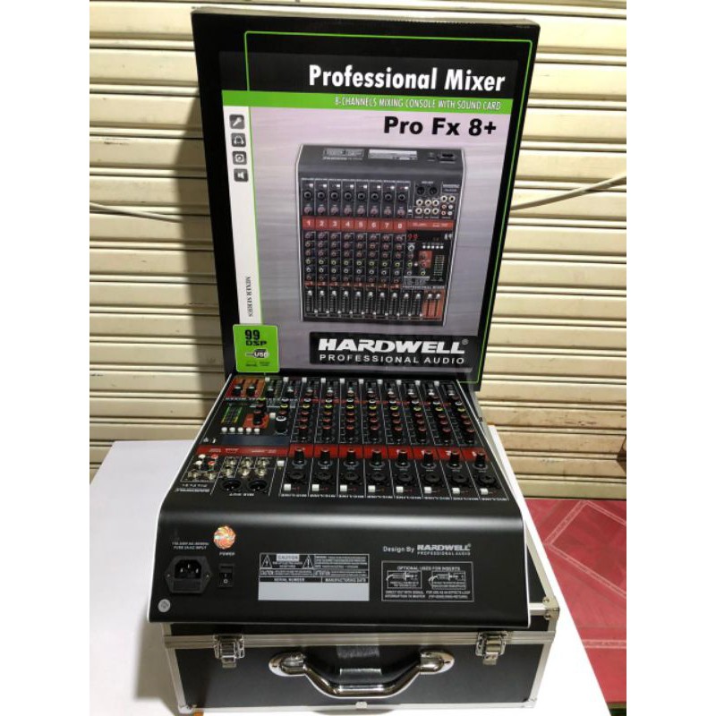 mixer audio Hardwell Pro FX 8+ produk original hardwell