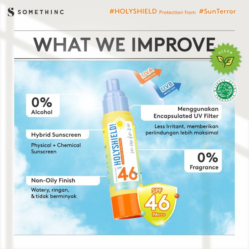 SOMETHINC Holyshield Sunscreen Shake Mist SPF 46PA+++ 50ml.