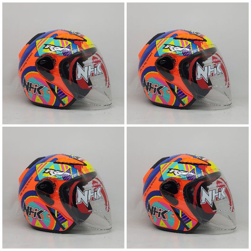 Helm nhk r6 se pigment orange flourecent