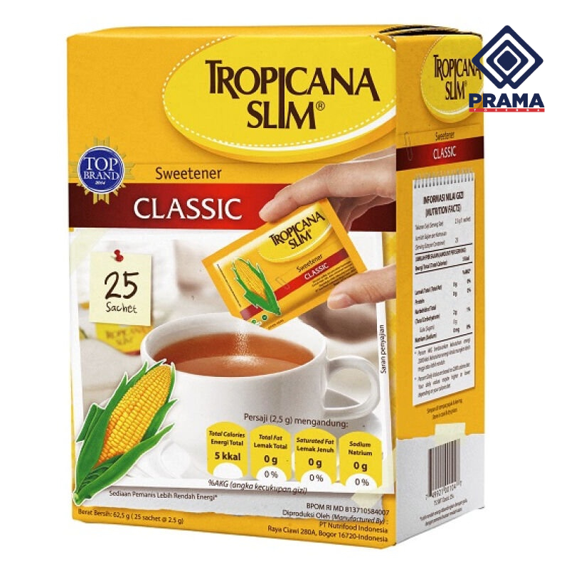 

TROPICANA SLIM SWEETNR 25S 62.5GR