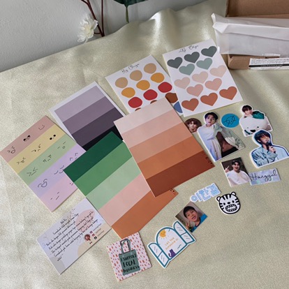 Sticker Bentuk Hati Heart Sticker