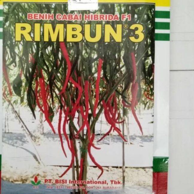 ◄ Benih cabe keriting hibrida RIMBUN 3 10 gram dari kapal terbang chia tai seed ♂