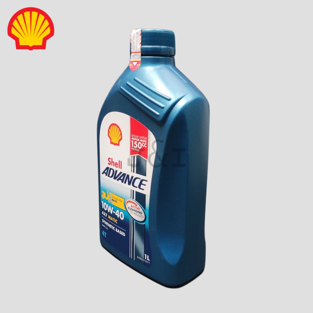 Oli Shell Advance AX7 MATIC 10W-30 API SN JASO MB 1 Liter