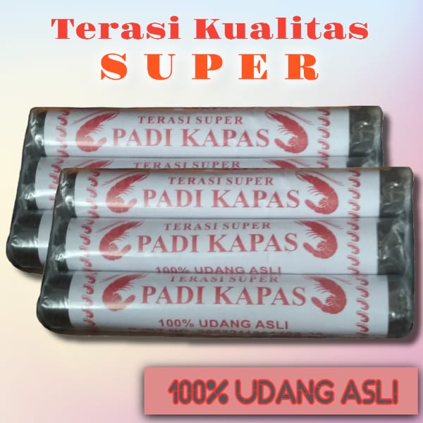 

Terasi Udang Super Cap Padi Kapas