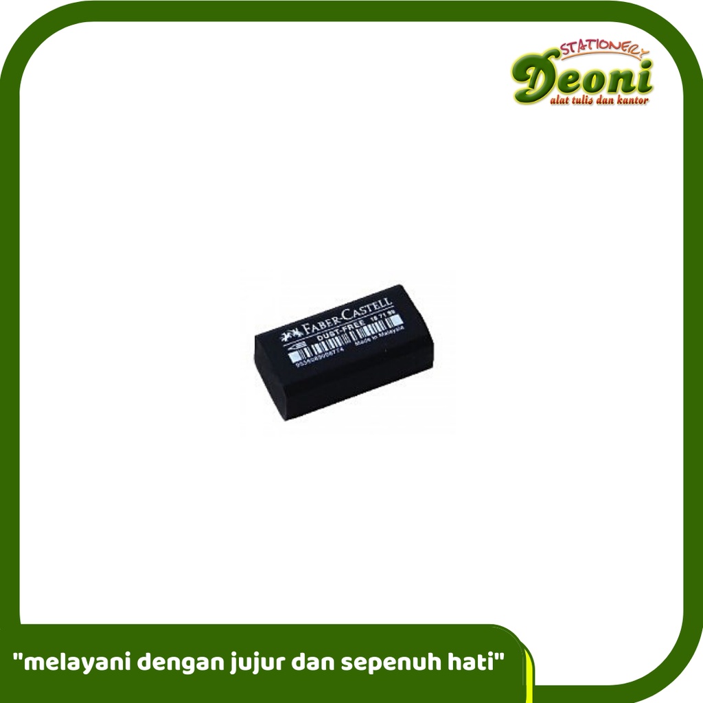 

FABER-CASTELL Eraser Small Black Penghapus Kecil