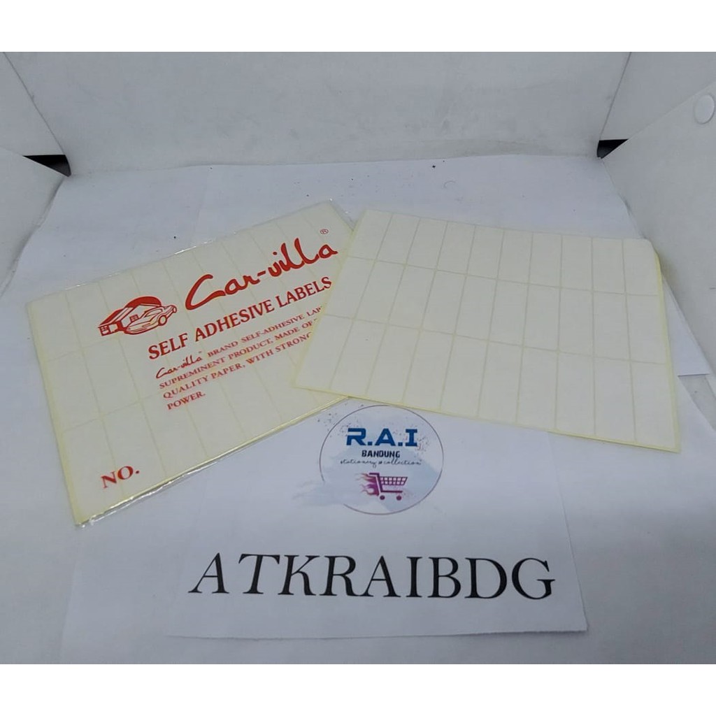

LEBEL HARGA/STIKER NAMA/ISI 10 LEMBAR