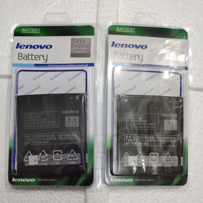 Baterai | Battery | Batre Lenovo BL 212 original