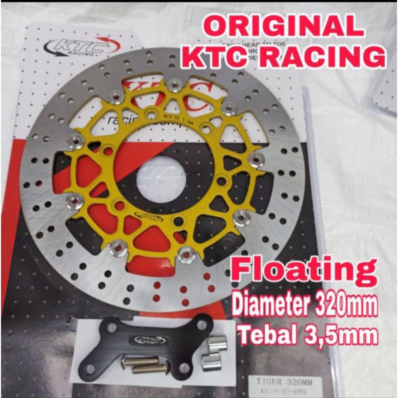 Disc Brake Piringan Cakram Depan Floating KTC Racing 320MM Tiger Mega pro cb 150 R Verza