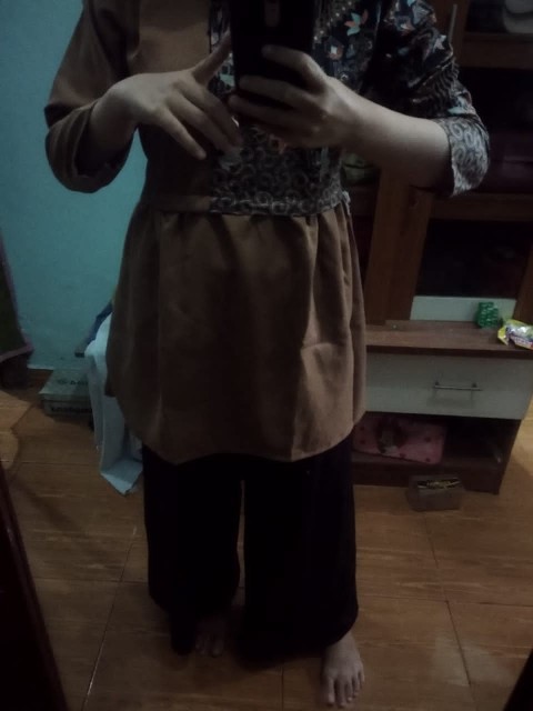 Batik Wanita Atasan Modern Blouse Batik Irro14 Size M L Xl Dan Xxl