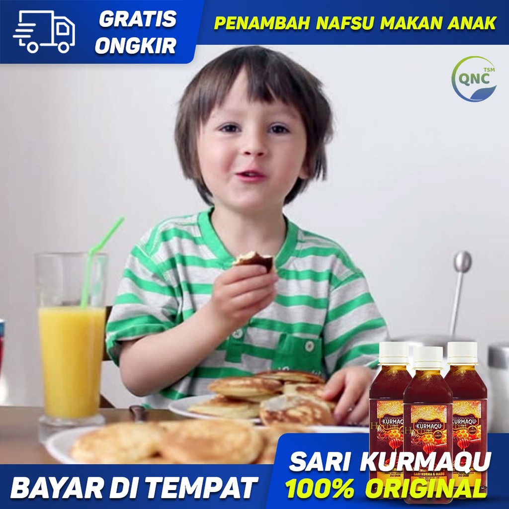 Penambah Nafsu Makan, Penambah Nafsu Makan Anak, Obat Penambah Nafsu Makan - Sari KurmaQu Halal MUI