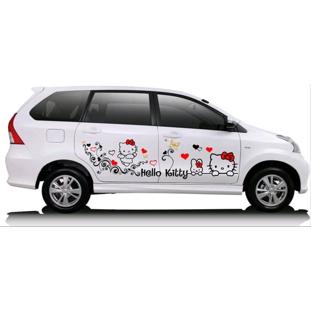 [COD] terlaris stiker hello kitty body mobil calya avanza ayla xenia livina dll