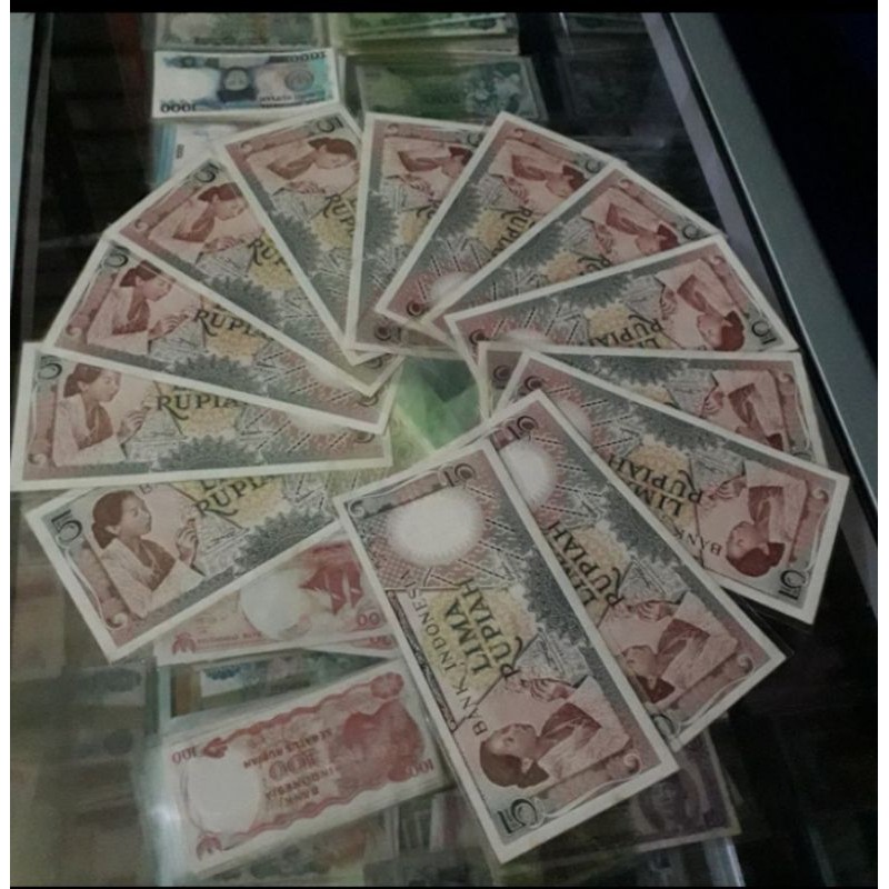 Uang kuno 5 rupiah seri pekerja
