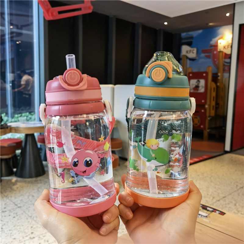 Botol Minum | Kotak Minum SELIYA 2667 Tali Karakter Anak-anak BPA FREE 550ml