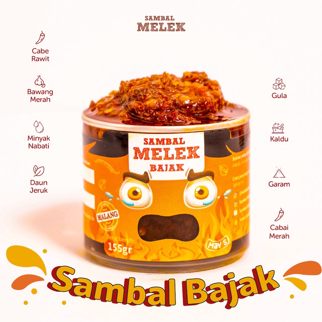 

Sambal Melek Bajak (155 gr)