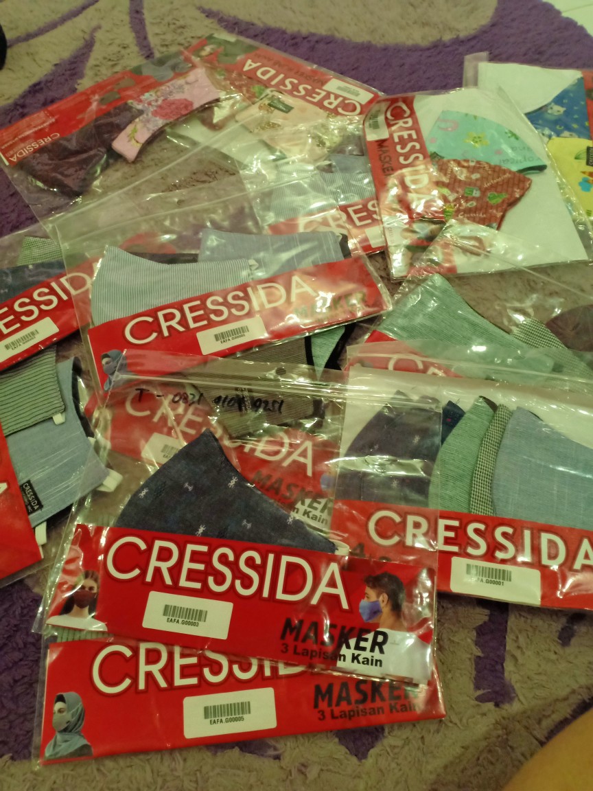 Masker Cressida Kids Isi 2