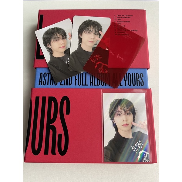 Astro All Yours ver You Unsealed set Rocky Benefit Makestar 2