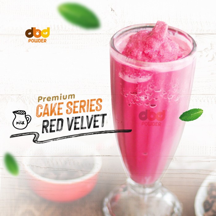 

DISKON - (BISA COD) Bubuk Minuman Premium Red Velvet - Powder Premium Red Velvet