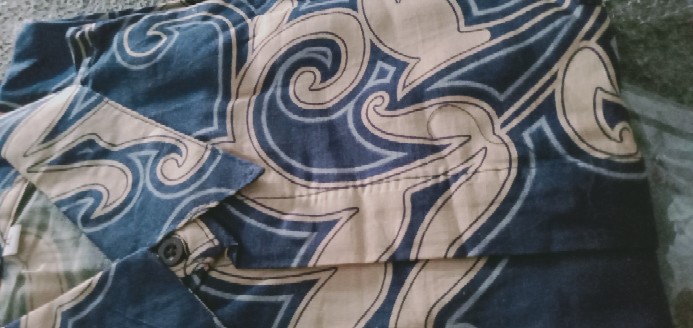 New Batik Pria Lengan Panjang Batik Berkah Hrb026 Motif Keratonan Kode 002 Size M L Xl