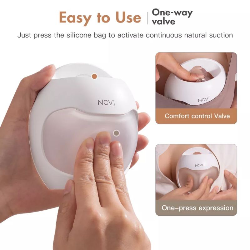 NCVI IN-BRA Wearable Milk Collector - Wearable Manual Breast Pump