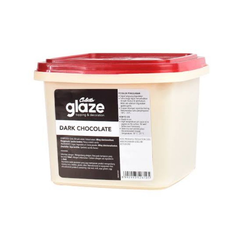 COLATTA GLAZE DARK CHOCOLATE 250 GR