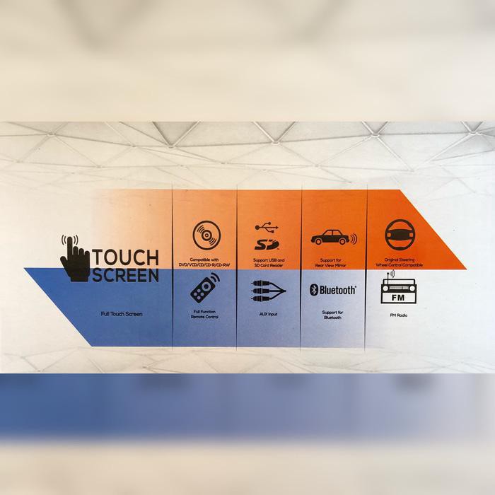 PROMO HARGA Head Unit Double din ORIS AIO-2650CPT HRS Tape Mobil TV Mirrorlink