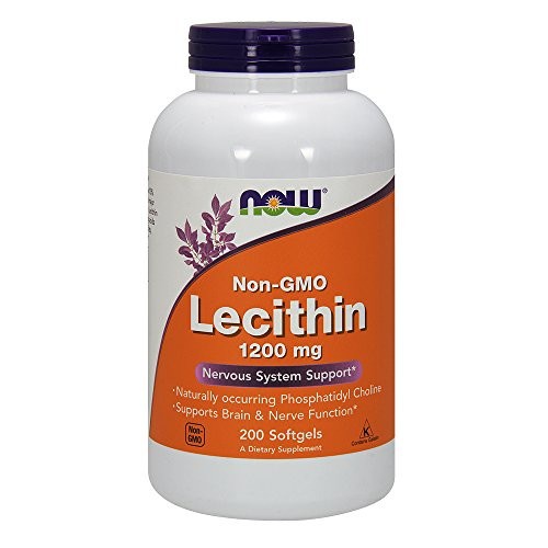 Now Foods Sunflower Lecithin Lecitin1200mg 200 Softgels