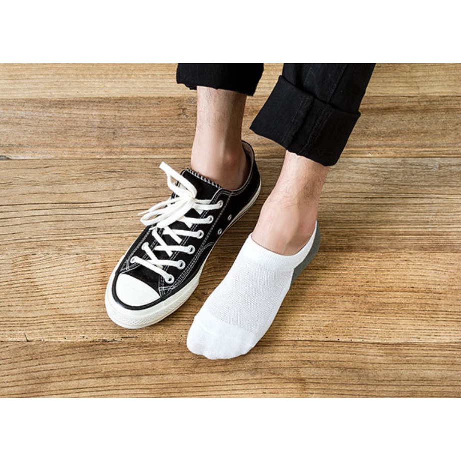 Kaos Kaki Pria Two Colour Men Angkle Sock Cotton Socks SCH26