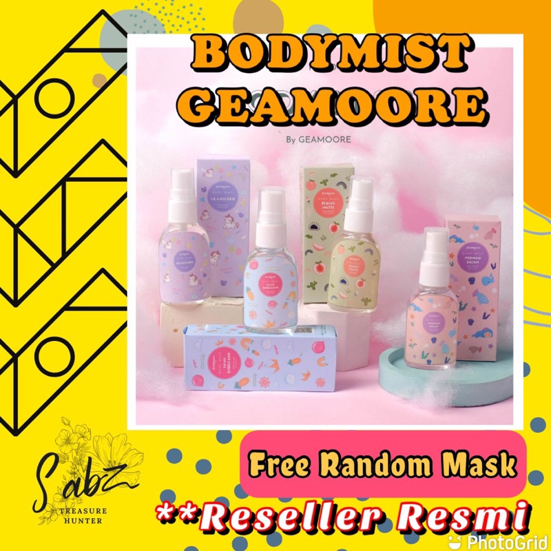 BODYMIST GEAMOORE BPOM / GEAMOORE BODYMIST / BODY MIST GEAMOORE