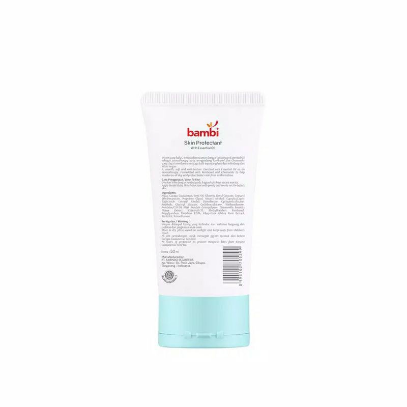 BAMBI Baby Skin Protectant With Essential Oil 50mL - Lotion Bayi Anti Nyamuk