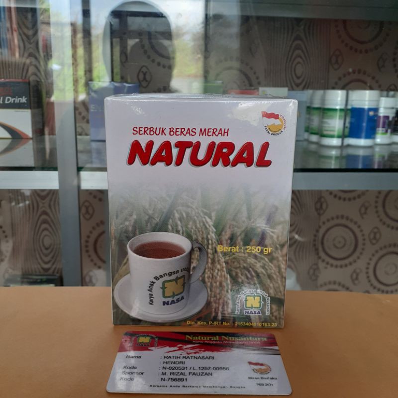 

SERBUK BERAS MERAH NATURAL NASA / MEMBANTU PROGRAM DIET