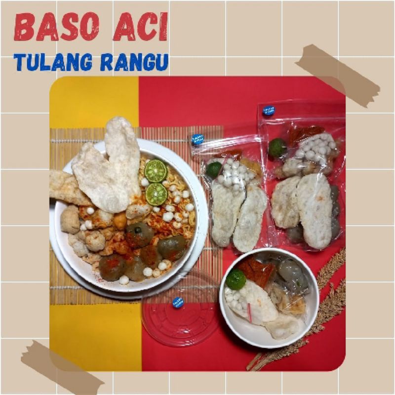 

Baso Aci Rangu (Homemade, produksi setiap hari & tanpa pengawet)